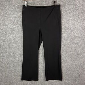 Lululemon Black Athleisure Activewear Pants Side Pockets Womens Size 14